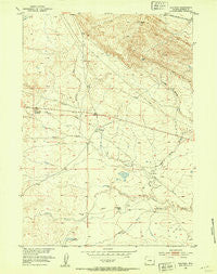 Waltman Wyoming Historical topographic map, 1:24000 scale, 7.5 X 7.5 Minute, Year 1952