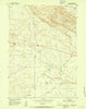 Waltman Wyoming Historical topographic map, 1:24000 scale, 7.5 X 7.5 Minute, Year 1952