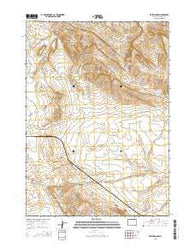 Waltman NW Wyoming Current topographic map, 1:24000 scale, 7.5 X 7.5 Minute, Year 2015