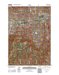 Wapiti Wyoming Historical topographic map, 1:24000 scale, 7.5 X 7.5 Minute, Year 2012