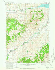 Wapiti Wyoming Historical topographic map, 1:62500 scale, 15 X 15 Minute, Year 1957