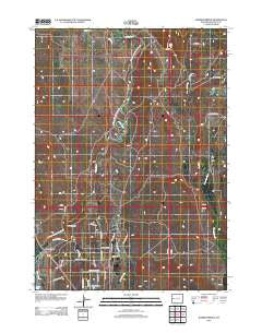 Warren Bridge Wyoming Historical topographic map, 1:24000 scale, 7.5 X 7.5 Minute, Year 2012