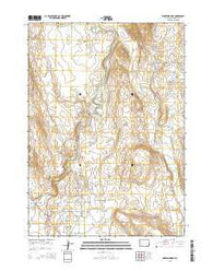 Warren Bridge Wyoming Current topographic map, 1:24000 scale, 7.5 X 7.5 Minute, Year 2015