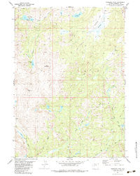 Washakie Park Wyoming Historical topographic map, 1:24000 scale, 7.5 X 7.5 Minute, Year 1981