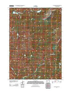 Washakie Park Wyoming Historical topographic map, 1:24000 scale, 7.5 X 7.5 Minute, Year 2012