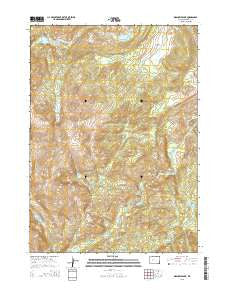 Washakie Park Wyoming Current topographic map, 1:24000 scale, 7.5 X 7.5 Minute, Year 2015