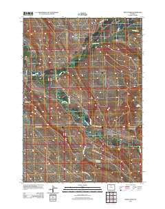 Weintz Draw Wyoming Historical topographic map, 1:24000 scale, 7.5 X 7.5 Minute, Year 2012