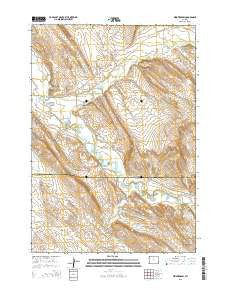 Weintz Draw Wyoming Current topographic map, 1:24000 scale, 7.5 X 7.5 Minute, Year 2015