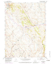 Weiser Pass Wyoming Historical topographic map, 1:24000 scale, 7.5 X 7.5 Minute, Year 1953
