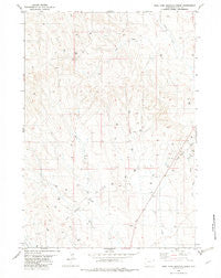 West Fork Buffalo Creek Wyoming Historical topographic map, 1:24000 scale, 7.5 X 7.5 Minute, Year 1982