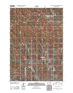 West Fork Buffalo Creek Wyoming Historical topographic map, 1:24000 scale, 7.5 X 7.5 Minute, Year 2012