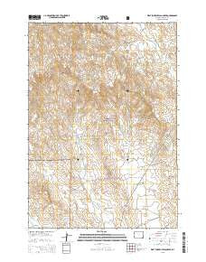 West Fork Buffalo Creek Wyoming Current topographic map, 1:24000 scale, 7.5 X 7.5 Minute, Year 2015