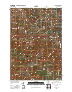 West Pass Wyoming Historical topographic map, 1:24000 scale, 7.5 X 7.5 Minute, Year 2012