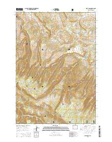 West Pass Wyoming Current topographic map, 1:24000 scale, 7.5 X 7.5 Minute, Year 2015