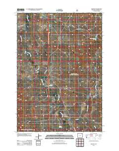 Weston Wyoming Historical topographic map, 1:24000 scale, 7.5 X 7.5 Minute, Year 2012
