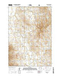 Weston Wyoming Current topographic map, 1:24000 scale, 7.5 X 7.5 Minute, Year 2015