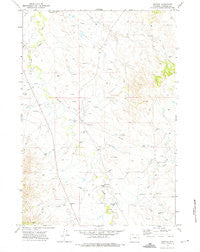 Weston Wyoming Historical topographic map, 1:24000 scale, 7.5 X 7.5 Minute, Year 1972