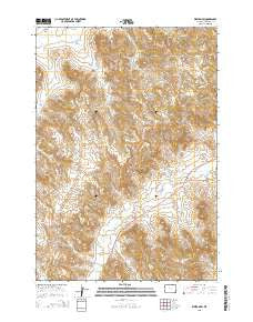 Weston SW Wyoming Current topographic map, 1:24000 scale, 7.5 X 7.5 Minute, Year 2015