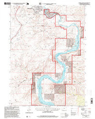Whalen Butte Wyoming Historical topographic map, 1:24000 scale, 7.5 X 7.5 Minute, Year 1996