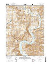 Whalen Butte Wyoming Current topographic map, 1:24000 scale, 7.5 X 7.5 Minute, Year 2015