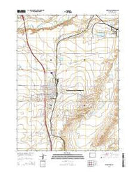 Wheatland Wyoming Current topographic map, 1:24000 scale, 7.5 X 7.5 Minute, Year 2015