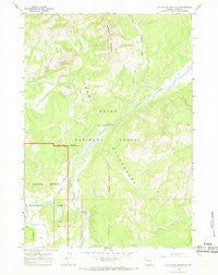 Whetstone Mountain Wyoming Historical topographic map, 1:24000 scale, 7.5 X 7.5 Minute, Year 1965