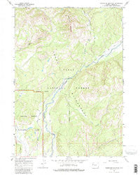 Whetstone Mountain Wyoming Historical topographic map, 1:24000 scale, 7.5 X 7.5 Minute, Year 1965