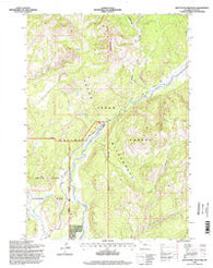 Whetstone Mountain Wyoming Historical topographic map, 1:24000 scale, 7.5 X 7.5 Minute, Year 1996