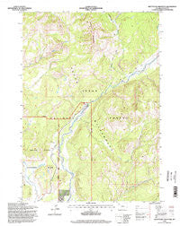 Whetstone Mountain Wyoming Historical topographic map, 1:24000 scale, 7.5 X 7.5 Minute, Year 1996