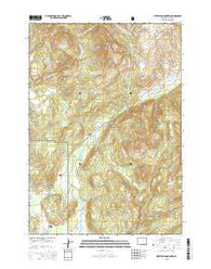 Whetstone Mountain Wyoming Current topographic map, 1:24000 scale, 7.5 X 7.5 Minute, Year 2015