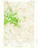 Whiskey Peak Wyoming Historical topographic map, 1:24000 scale, 7.5 X 7.5 Minute, Year 1962