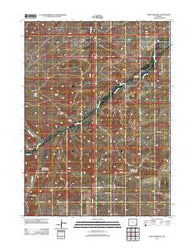 Whitcomb Hill Wyoming Historical topographic map, 1:24000 scale, 7.5 X 7.5 Minute, Year 2012