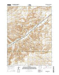 Whitcomb Hill Wyoming Current topographic map, 1:24000 scale, 7.5 X 7.5 Minute, Year 2015