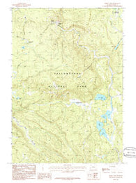 White Lake Wyoming Historical topographic map, 1:24000 scale, 7.5 X 7.5 Minute, Year 1986