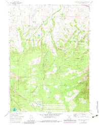 White Rock Canyon Wyoming Historical topographic map, 1:24000 scale, 7.5 X 7.5 Minute, Year 1958