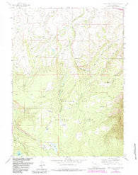 White Rock Canyon Wyoming Historical topographic map, 1:24000 scale, 7.5 X 7.5 Minute, Year 1958