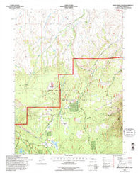 White Rock Canyon Wyoming Historical topographic map, 1:24000 scale, 7.5 X 7.5 Minute, Year 1992