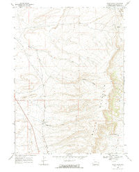 White Rocks Wyoming Historical topographic map, 1:24000 scale, 7.5 X 7.5 Minute, Year 1968