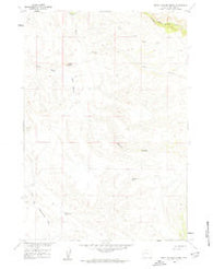 White Sulphur Spring Wyoming Historical topographic map, 1:24000 scale, 7.5 X 7.5 Minute, Year 1960