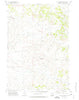 White Tail Butte Wyoming Historical topographic map, 1:24000 scale, 7.5 X 7.5 Minute, Year 1971