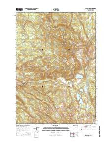 White Lake Wyoming Current topographic map, 1:24000 scale, 7.5 X 7.5 Minute, Year 2015