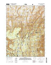 White Rock Canyon Wyoming Current topographic map, 1:24000 scale, 7.5 X 7.5 Minute, Year 2015