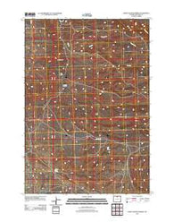 White Sulphur Spring Wyoming Historical topographic map, 1:24000 scale, 7.5 X 7.5 Minute, Year 2012
