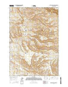 White Sulphur Spring Wyoming Current topographic map, 1:24000 scale, 7.5 X 7.5 Minute, Year 2015