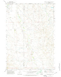 Whitetail Creek SE Wyoming Historical topographic map, 1:24000 scale, 7.5 X 7.5 Minute, Year 1971