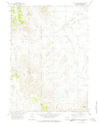 Whitetail Creek Wyoming Historical topographic map, 1:24000 scale, 7.5 X 7.5 Minute, Year 1971