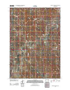 Whitetail Creek NE Wyoming Historical topographic map, 1:24000 scale, 7.5 X 7.5 Minute, Year 2012