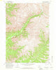 Wiggins Peak Wyoming Historical topographic map, 1:24000 scale, 7.5 X 7.5 Minute, Year 1969