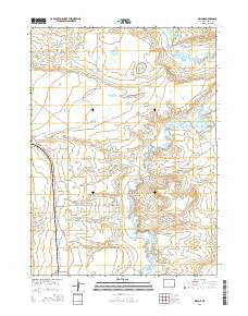 Wilcox Wyoming Current topographic map, 1:24000 scale, 7.5 X 7.5 Minute, Year 2015
