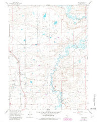 Wilcox Wyoming Historical topographic map, 1:24000 scale, 7.5 X 7.5 Minute, Year 1955